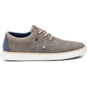 Xtivoor mannen. 14231302-TAUPE Trein 142313 taupe (41), Stof, Plat, Veters, Casual