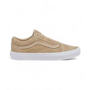 Vansunisex. VN000CR54MG1 Old Skool beige leren sportschoenen (39), Plat, Voor, Veters, Casual