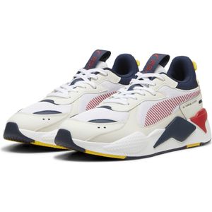 Puma RS-X Geek Sneakers Wit/Ecru/Donkerblauw/Rood