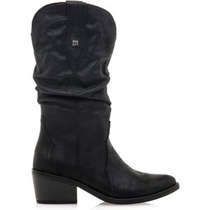 Mustangvoor vrouwen. 59846 Tanubis Laarzen Zwart (39), Stof, 5 tot 8 cm, Ritssluiting, Casual