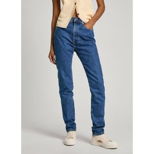 Pepe Jeansvoor vrouwen. PL204590CT9 Jeans Slim Uhw blauw (26/30), Casual, Katoen, Denim, Duurzaam