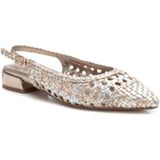 Carmela - 16218301-PLOMO - Ballerina - Zilver - Leer - Casual