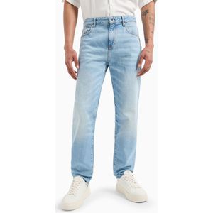 Armani Exchangevoor mannen. 3DZJ13Z1YFZ1500 Blauwe Slanke Jeans (40), Casual, Katoen, Denim