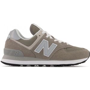 New Balancevoor vrouwen. WL574V3 Leren sportschoenen 574 kaki (36), Leer, Plat, Veters, Casual, Groen