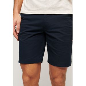 Superdryvoor mannen. M7110422A Lichtblauwe elastische chino shorts (30), Casual, Katoen