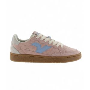 Victoriavoor vrouwen. 8806102 Smash Zacht Suède Leren Sneakers roze (36), Leer, Plat, Veters, Casual