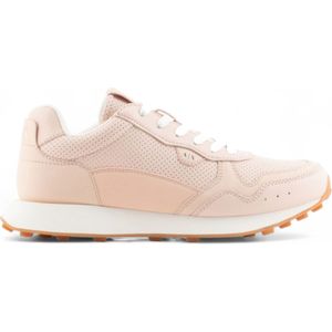 Armani Exchangevoor vrouwen. XDX153XV80800095 Trainers Básic naakt (37), Plat, Veters, Casual, Nude