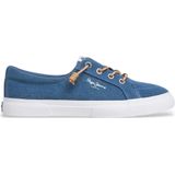 Pepe Jeans - PLS31602 - Trainers - Blauw - Katoenen Denim - Casual