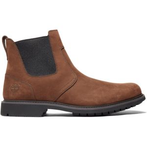 Timberlandvoor mannen. TB05552R2421 Stormbucks bruine halfhoge chelsea leren laarzen (44), Leer, Plat, Geen, Casual