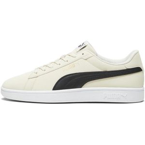 Pumaunisex. 39233604 Smash 3.0 Buck Leren Sneakers wit (42), Leer, Plat, Veters, Casual