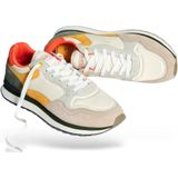 HOFF - La Serena - Veelkleurige Leren Pantoffels - Casual - Plat - Veters