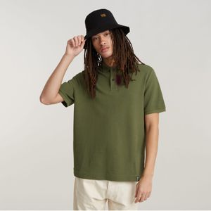 G-Starvoor mannen. D22783-D287-724 Essentiële Polo groen (XS), Casual, Katoen, Korte mouwen