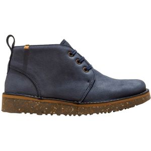 El Naturalistaunisex. 256301NF0005_0B0 Leren enkellaarsjes N5630 blauw (42), Leer, Plat, Veters, Casual