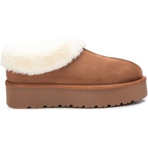 Xtivoor vrouwen. 14221103-CAMEL Trainers 142211 bruin (40), Plat, Geen, Casual, Homewear