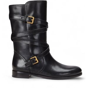Lauren Ralph Lauren - Paardrijlaarzen - Zwart - Leer