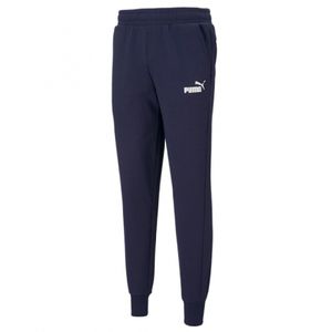 Pumavoor mannen. 58671406 ESS Broek Logo marine (S), Casual, Sportief, Katoen, Meerdere sporten, Duurzaam, Marineblauw