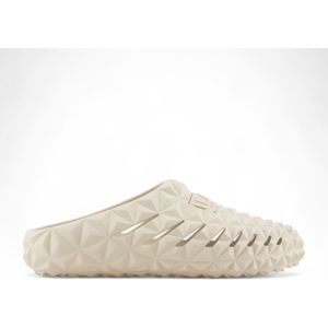 EA7unisex. XBR001_XK385 Slippers met beige driedimensionaal geometrisch patroon (45), Plat, Geen, Casual