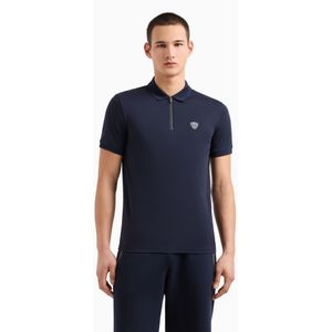 EA7 Emporio Armani - TRAIN PREMIUM SHIELD - Poloshirt - Regular Fit - Viscosemix met Stretch