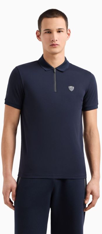 EA7 Emporio Armani - TRAIN PREMIUM SHIELD - Poloshirt - Regular Fit - Viscosemix met Stretch