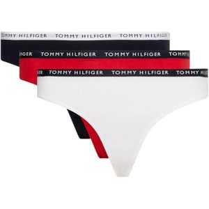 Tommy Hilfiger 3-Pack Dames Strings - Thong - XS