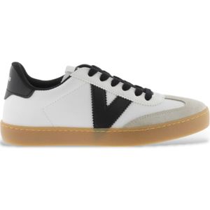Victoriavoor vrouwen. 1126208 Berlin Cilcista leren sneakers wit (36), Leer, Plat, Veters, Casual
