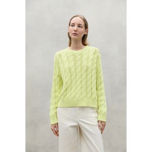 ECOALFvoor vrouwen. MCWGAKNTIL000649S24-013 Trui Til beige (S), Casual, Lange mouwen, Biologisch katoen, Duurzaam