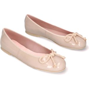 Pretty Ballerinasvoor vrouwen. 35663 Lakleren ballerina Rosario nude (39), Plat, Geen, Casual, Lakleer