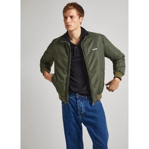 Pepe Jeansvoor mannen. PM402877 Virl jas groen (S), Casual, Polyamide, Lange mouwen