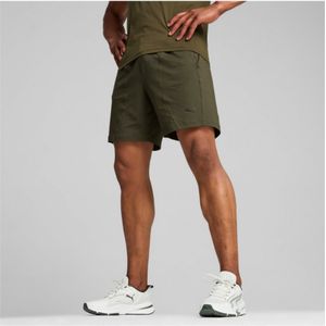 Pumavoor mannen. 52571580 Kort M Cloudspun 7' groen (XXL), Sportief, Meerdere sporten, Gerecycled polyester, Duurzaam