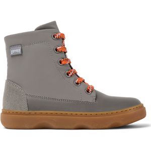 Camperunisex voor kinderen. K900363-004 Kiddo Leren Enkellaarsjes zwart (26), Leer, Plat, Ritssluiting, Casual, kinderkleding