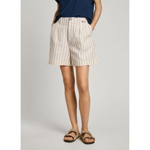 Pepe Jeans - Henar - Korte Broek - Vertikaal Gestreept - Hoge Taille