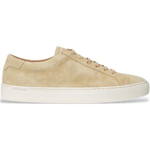 Polo Ralph Laurenvoor mannen. 809949793002 Jermain beige leren sportschoenen (41), Leer, Plat, Veters, Casual