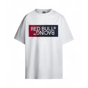 Red Bull Racing - RM500019 - T-shirt - Wit - Katoen - Korte Mouwen