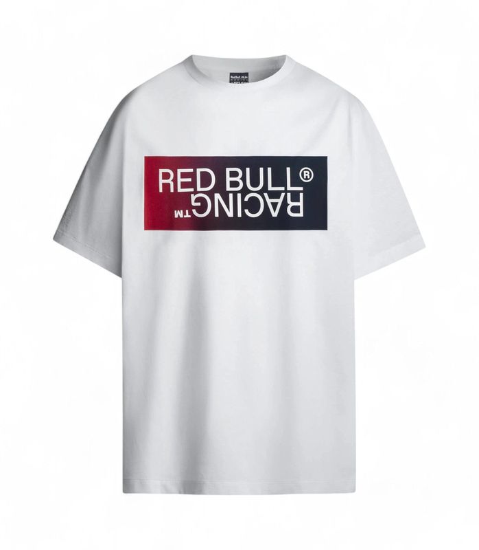 Red Bull Racing - RM500019 - T-shirt - Wit - Katoen - Korte Mouwen
