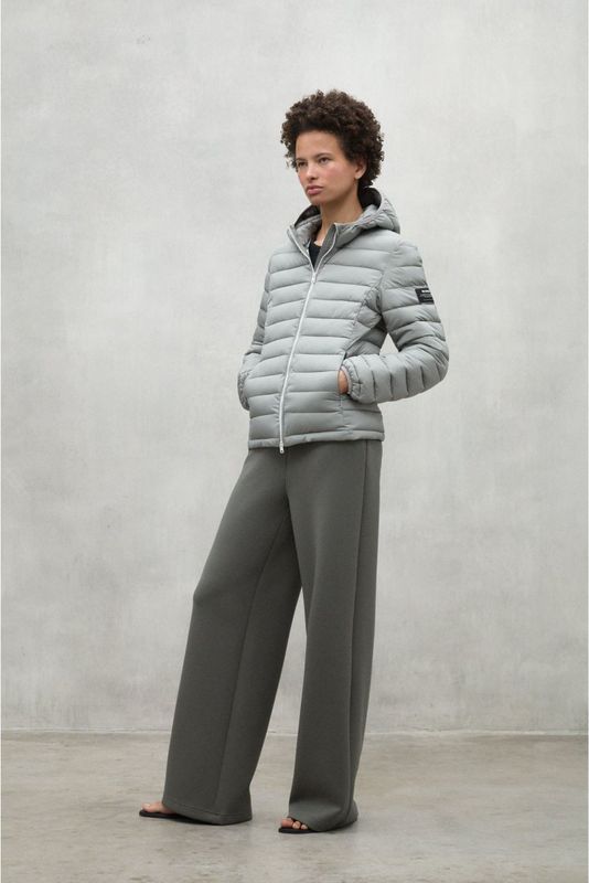 ECOALFvoor vrouwen. MCWGAJKATLAN0987S25-223 Jas Atlantic wit (XS), Casual, Polyamide, Duurzaam