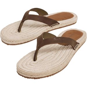 Pepe Jeansvoor mannen. PMS90117 Teenslippers Sunset Island bruin (42), Plat, Geen, Strandkleding