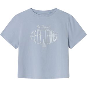 Pepe Jeansvoor meisjes. PG503125 Zuri T-shirt blauw (10años= 140cm), Casual, Katoen, Korte mouwen, kinderkleding