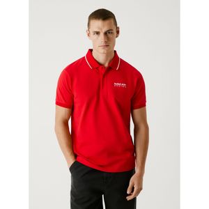 Red Bull Racing - RM540013 - Poloshirt - Rood - Katoen - Korte Mouwen