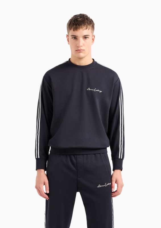 Armani Exchange - 8NZMSGZ9N1Z1200 - Sweatshirt - Zwart - Lange Mouwen - Polyester