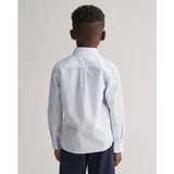 GANT - Overhemd - Blauw - Katoen - Regular Fit - Lange Mouwen