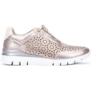 Pikolinos - Cantabria - Leren Sportschoenen - Zilver