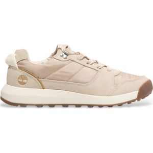 Timberlandvoor vrouwen. TB0A286WEJX1 Retro Swift Low beige leren sportschoenen (40 W), Leer, Plat, Veters, Casual, Duurzaam