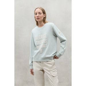 ECOALFvoor vrouwen. MCWGASTEFESO0800S24-149 Efeso sweatshirt blauw (L), Casual, Biologisch katoen, Duurzaam