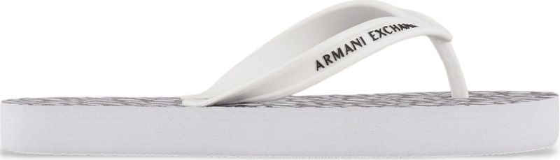 Armani Exchange - XDQ010 - Slippers - Zwart, Wit - Synthetisch - Casual