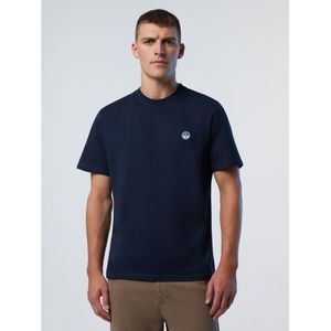 North Sails - 692970 - T-shirt - Marineblauw - Korte Mouwen - Biologisch Katoen