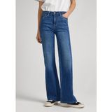 Jeans - Blauw - Katoen - Flare Pasvorm - Zachte Stretch Denimstof