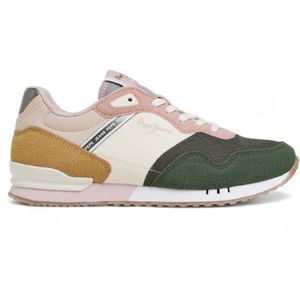 Pepe Jeansvoor vrouwen. PLS40022 Londen Urbans groene sportschoenen (41), Plat, Veters, Casual