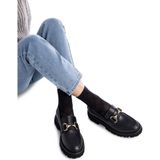 Carmela - Bootschoenen - Zwart - Leer - Casual