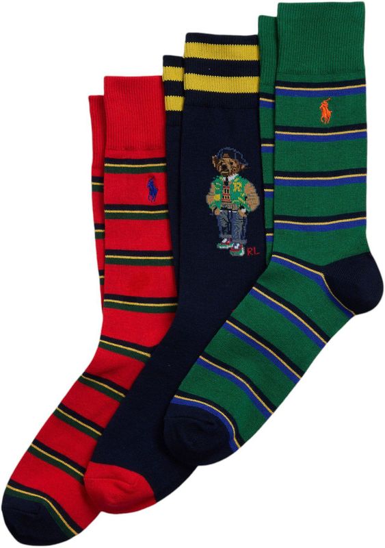 Polo Ralph Lauren - Enkelsokken - Rood - Katoenmix