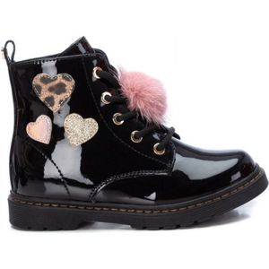 Xti Kidsvoor vrouwen/meisjes. 15065501-NEGRO Enkellaarsjes 150655 zwart (25), 3 tot 5 cm, Veters, Casual, kinderkleding